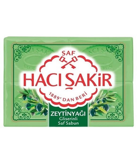 Hacı Şakir Gliserin Zeytinyağı Duş Sabunu 4X150 Gr