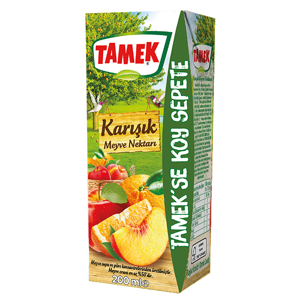 Tamek Karışık Meyve Nektarı 200 ml
