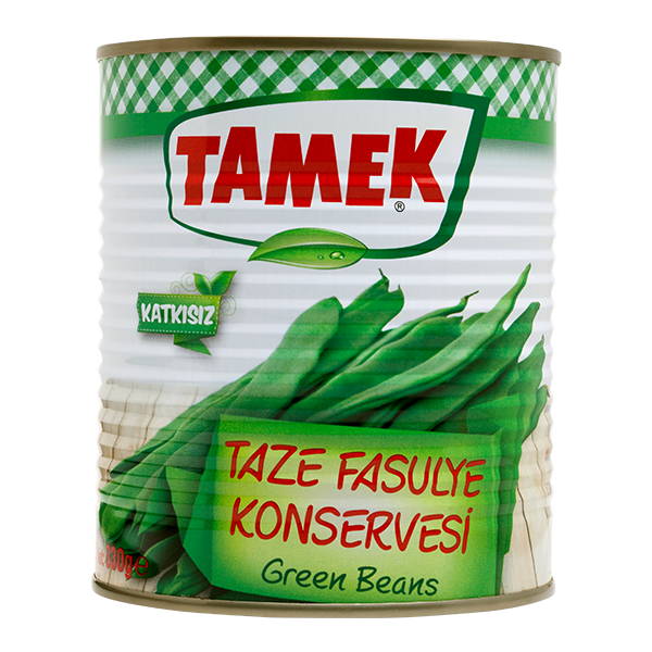 Tamek Taze Fasulye Konservesi 830 Gr