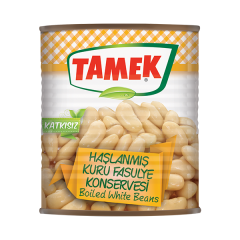 Tamek Haşlanmış Kuru Fasulye Konservesi 800 Gr
