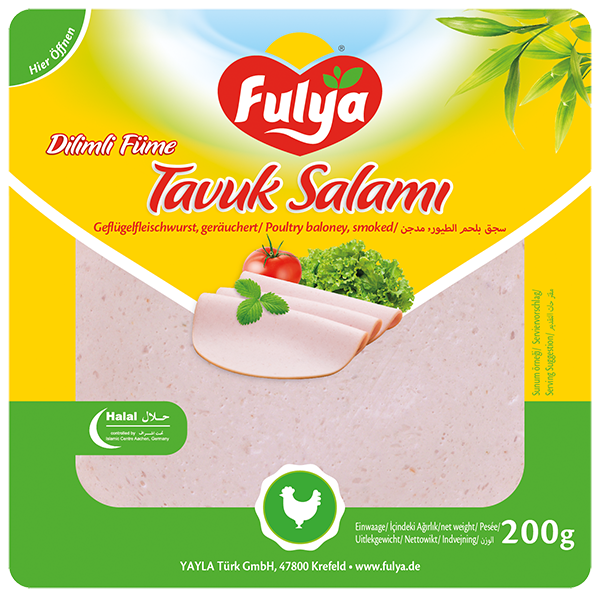 Fulya Dilimli Füme Tavuk Salam 200 Gr