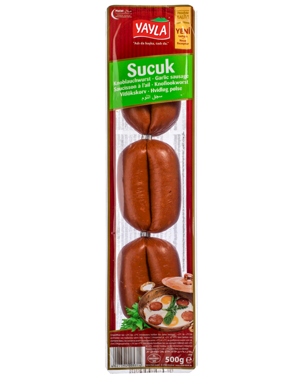 Yayla Parmak Sucuk 500 gr